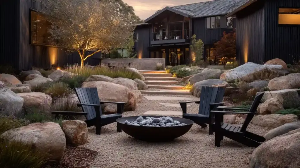 Dusk by the Fire