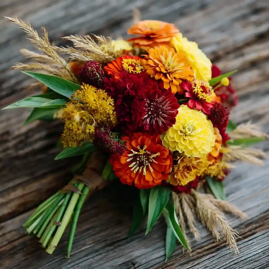 Warming Zinnia Harvest