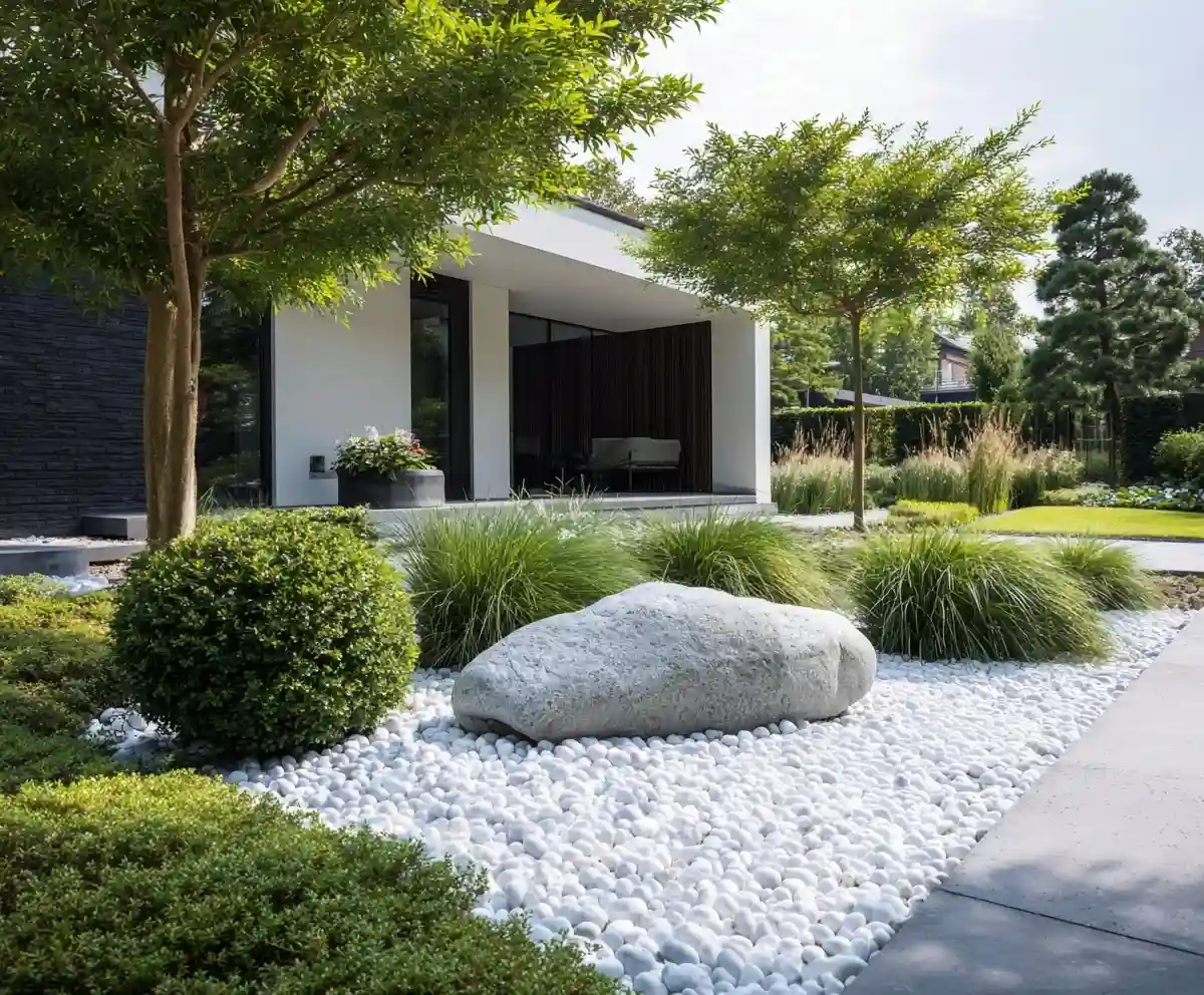 16 Best Shrubs For Front of House to Boost Your Curb Appeal 95 33 Stunning & Practical White Stone Landscaping Ideas You’ll Love