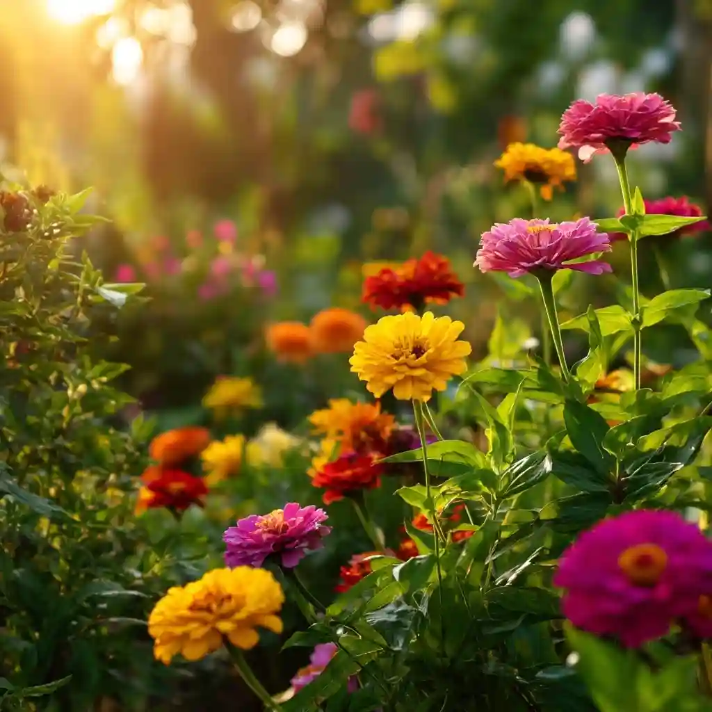 A Colorful Garden Oasis