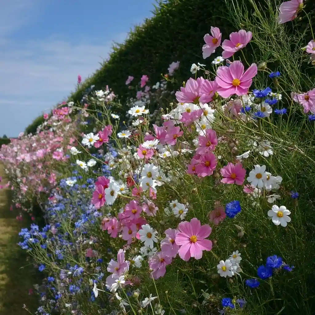 A Field of Flowers in Bloom
