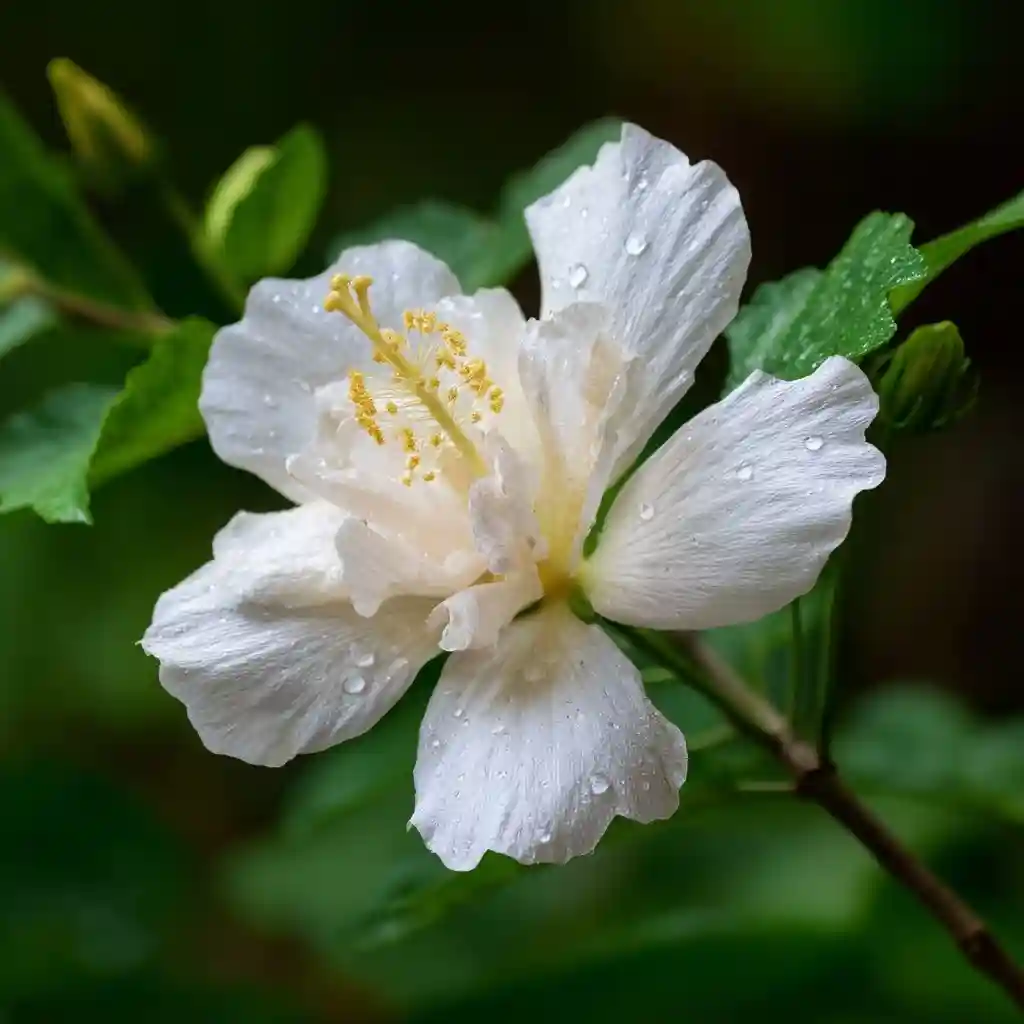 Kauai White Hibiscus 