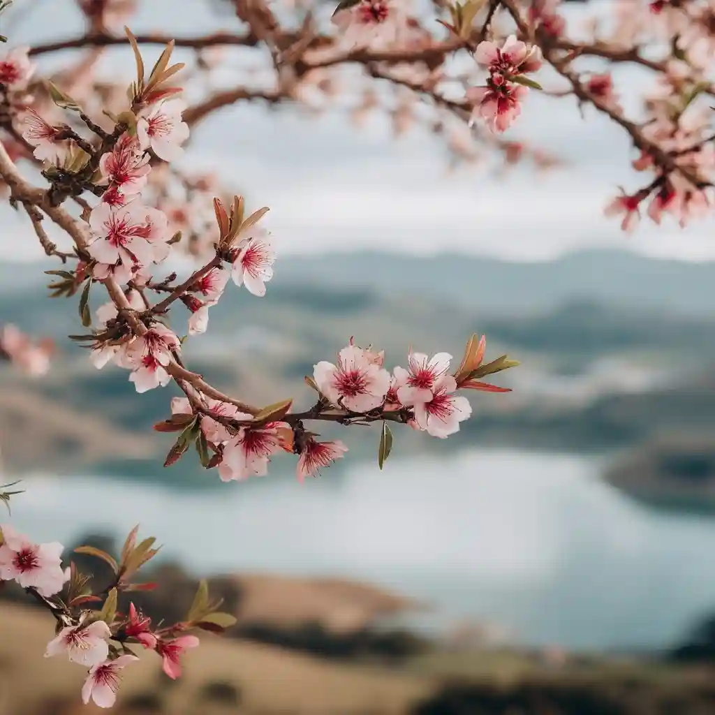 Blossoms Framing a Perfect View