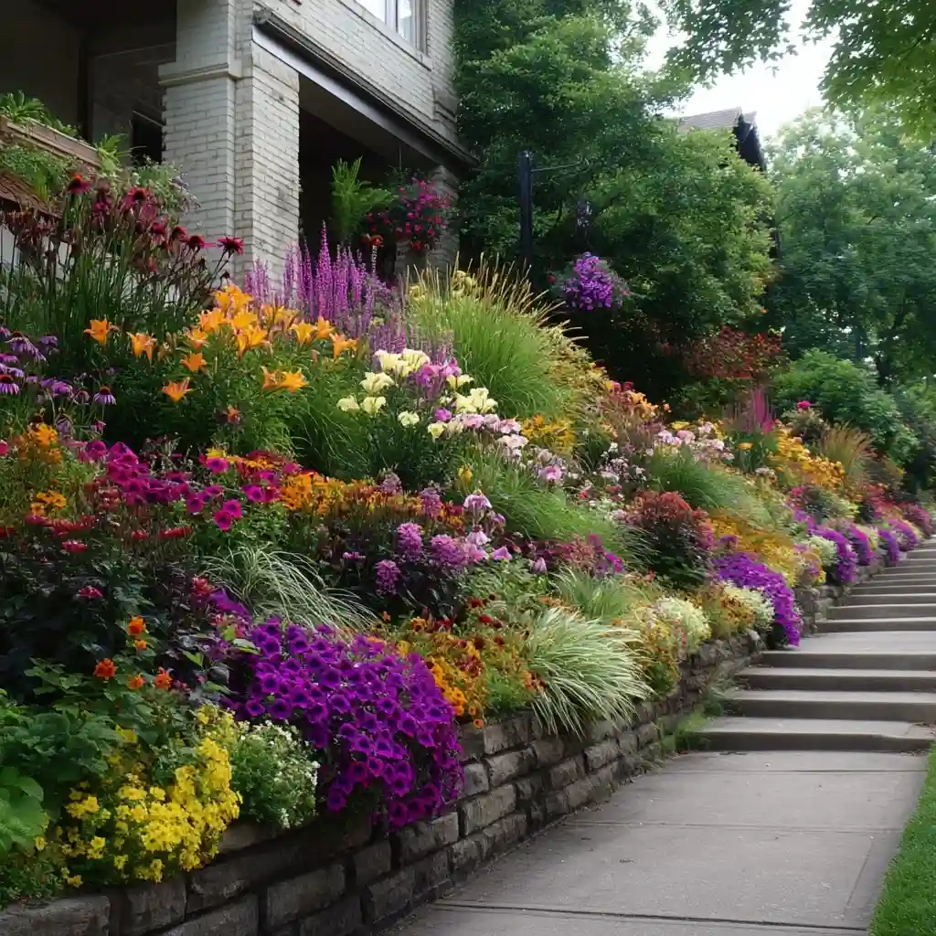 Slope/Terrace Flower Tiers