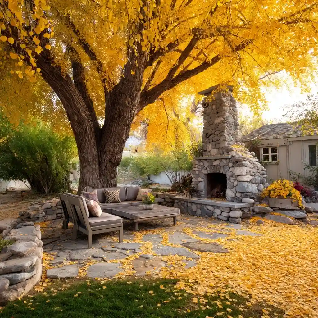 Uplift Your Backyard Fireplace