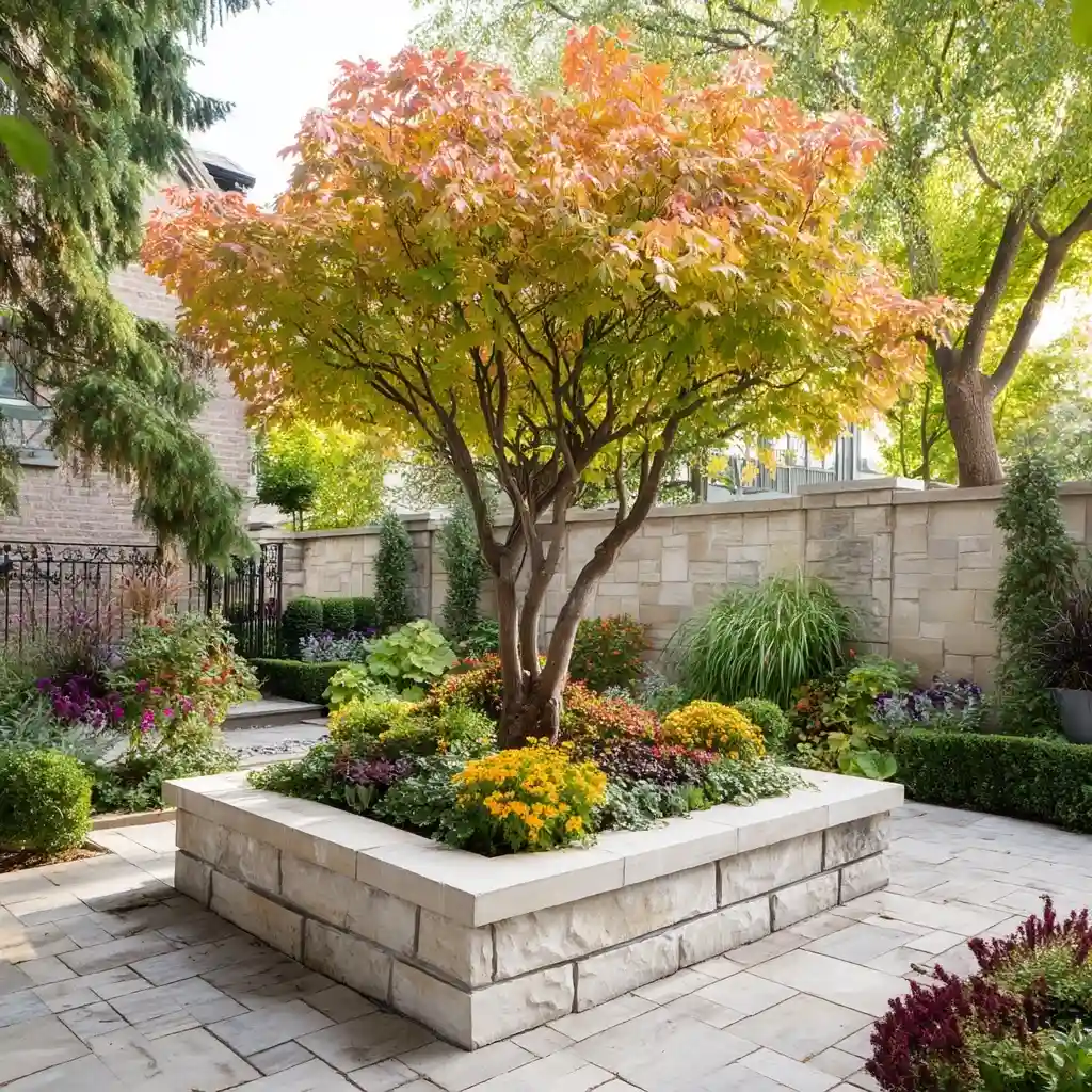 Create a Raised Bed Around Your Trees