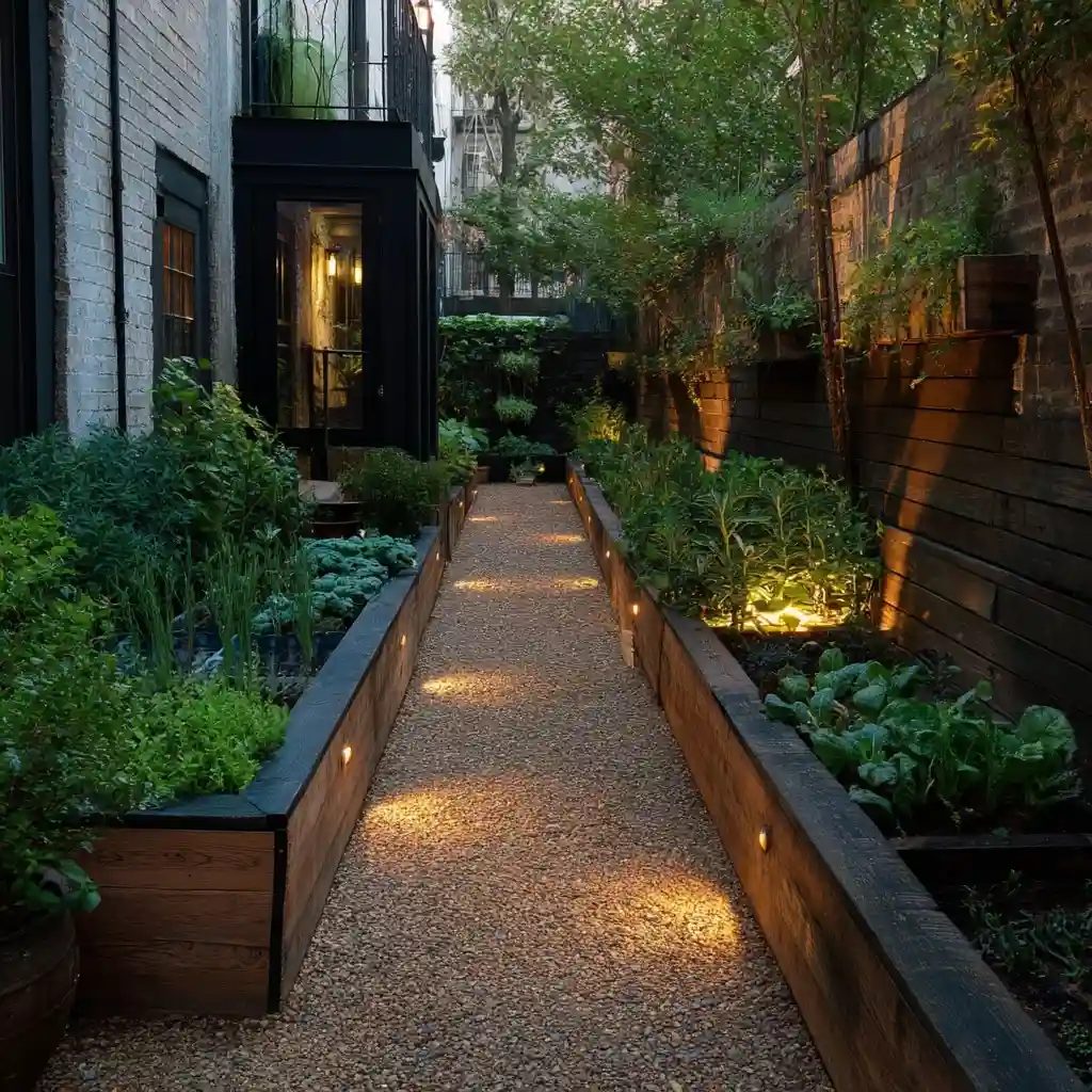 Side Yard and Narrow Garden Transformation