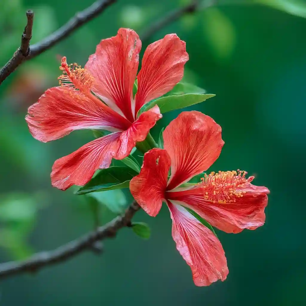 Native Red Hibiscus 