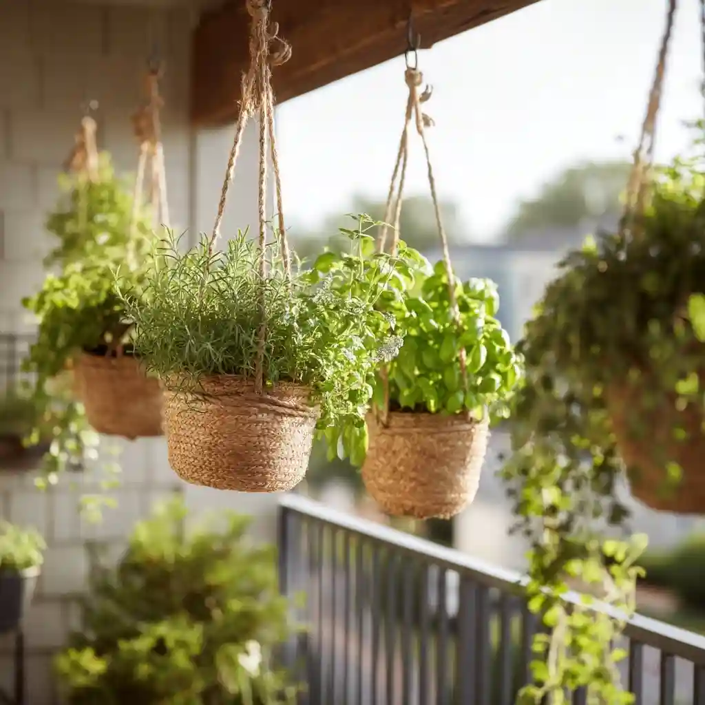Hanging Herb Baskets