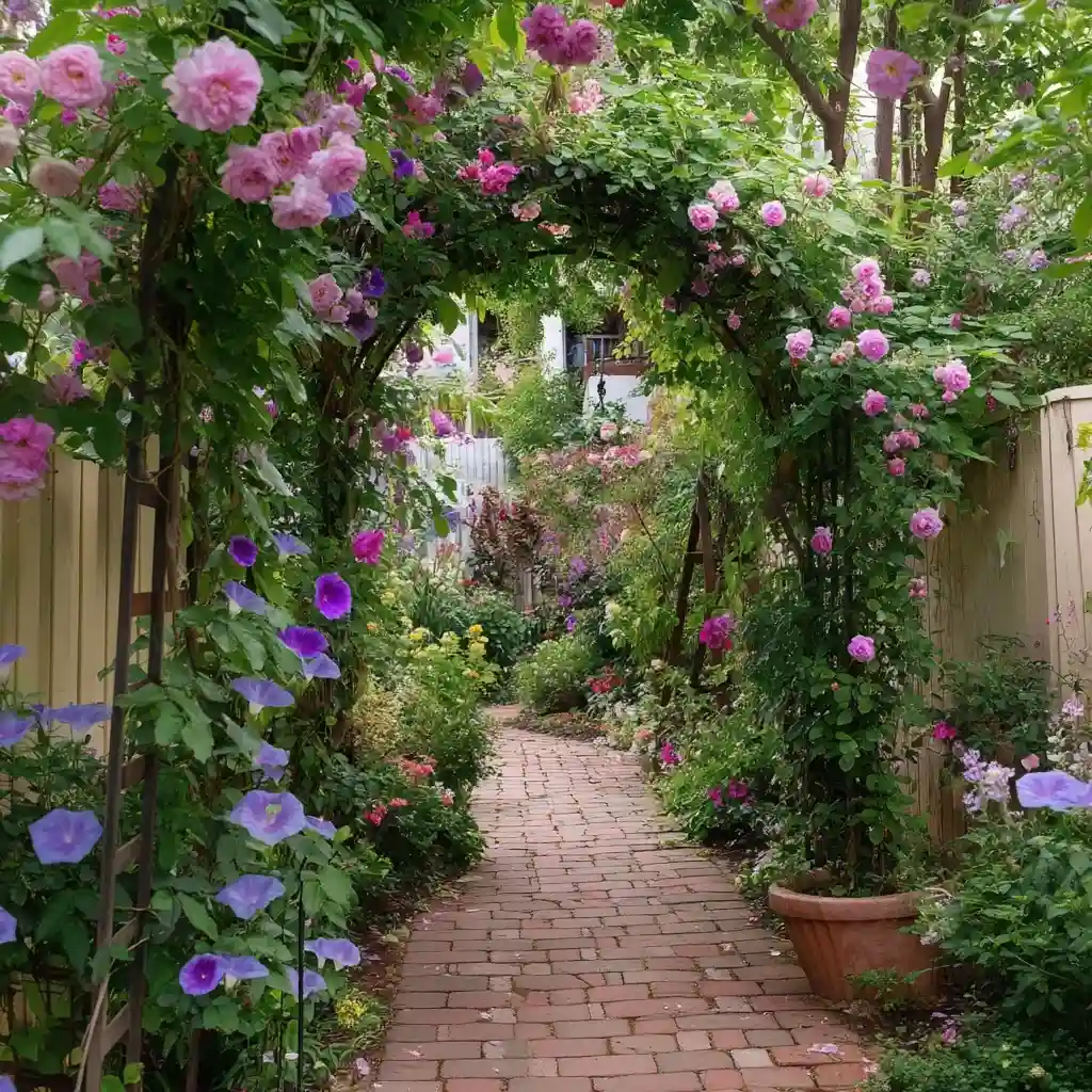 Vertical Trellis & Climbing Flowers