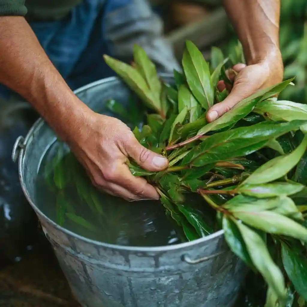 Strip Lower Foliage to Keep Stems Clean and Hydrated