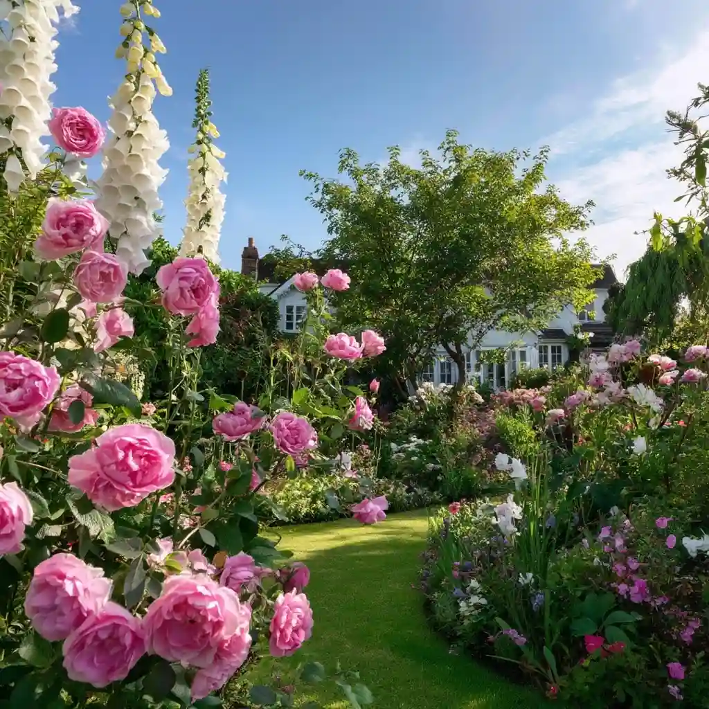 A Garden Oasis of Color and Fragrance