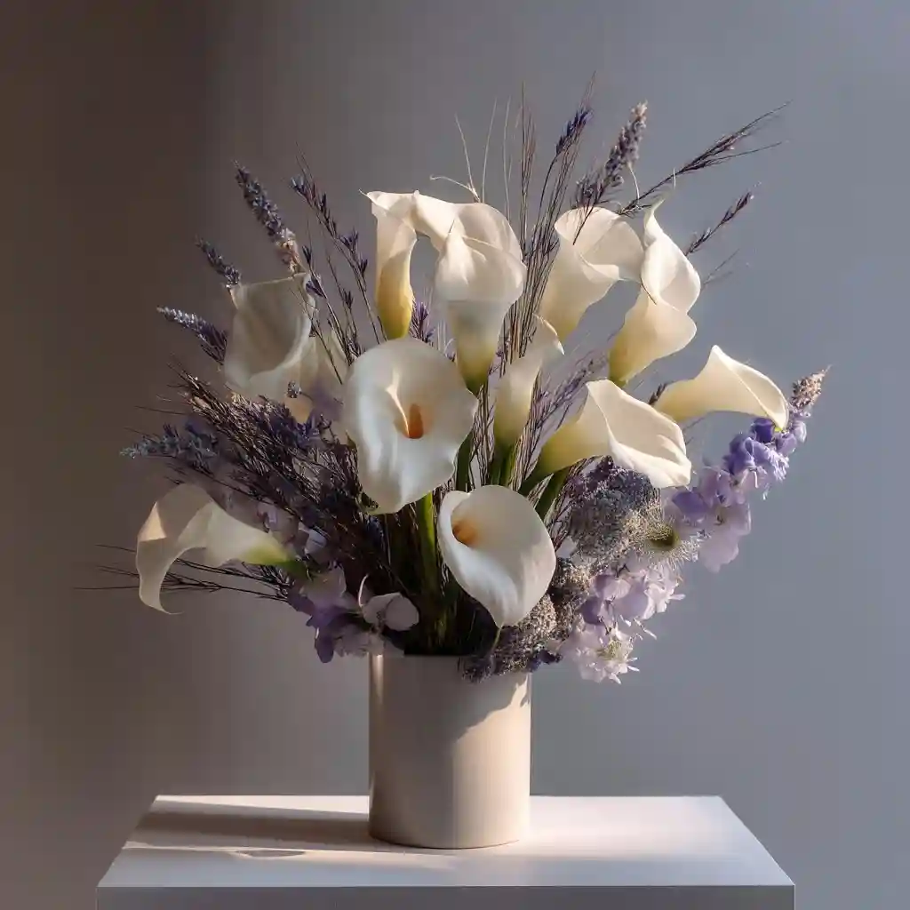Style with White Calla Lilies