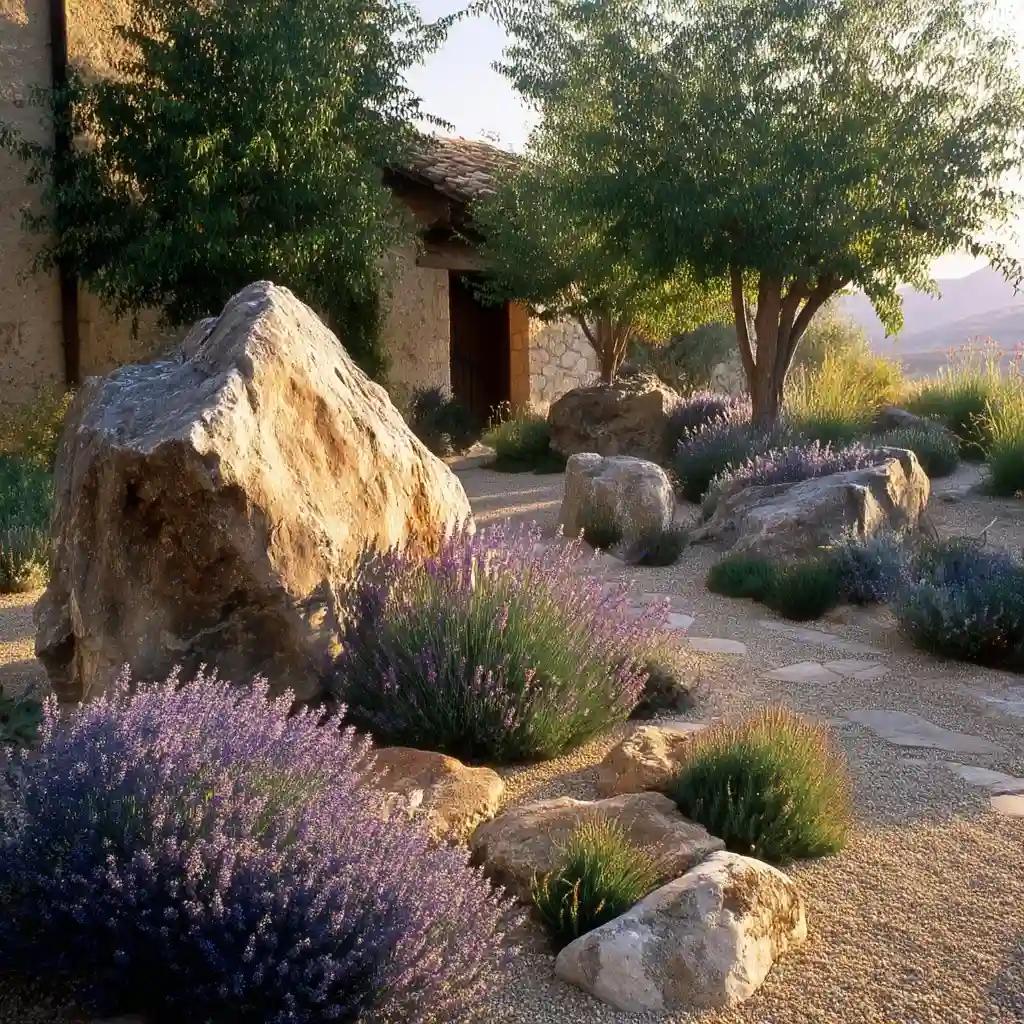 Lavender Rock Garden