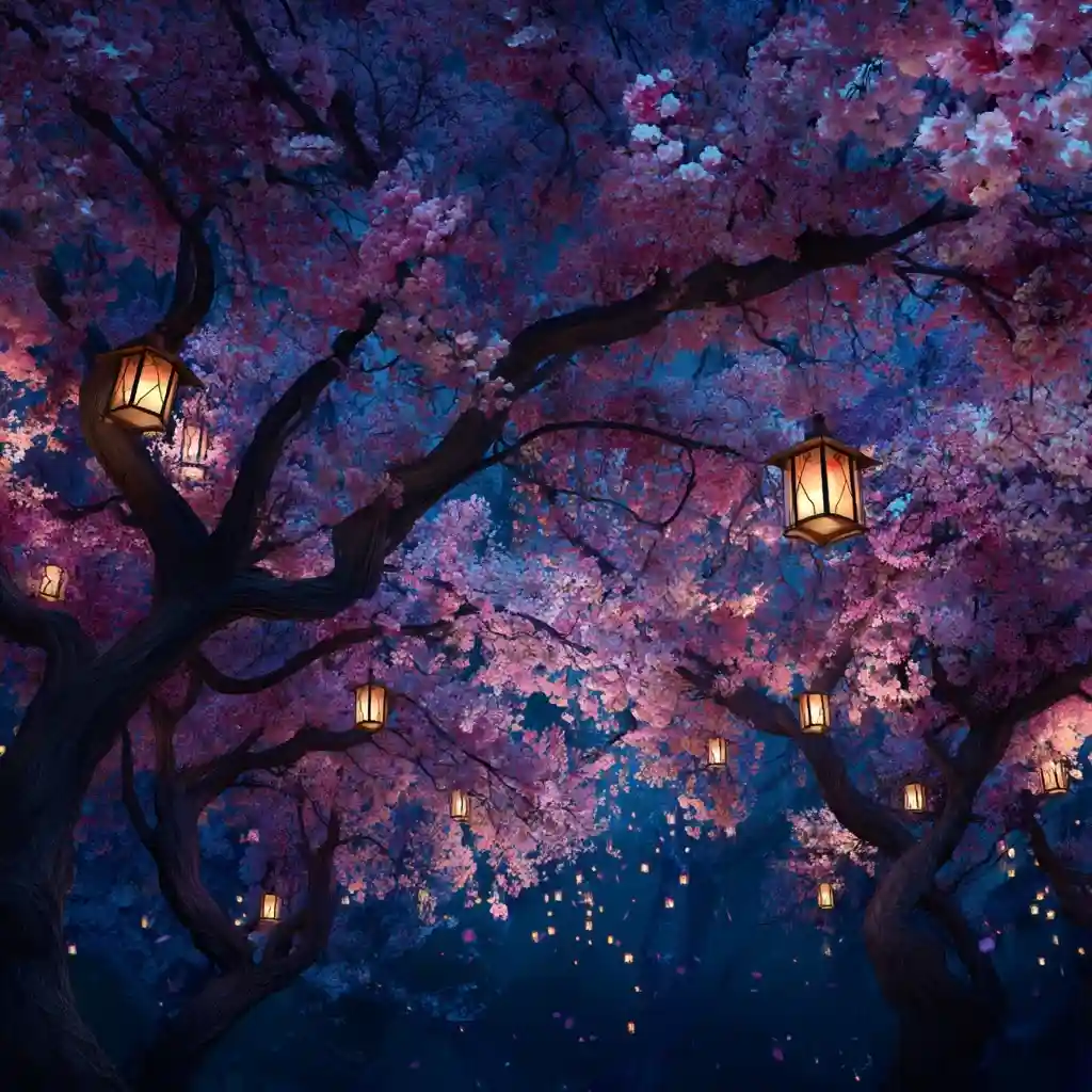 Nighttime Sakura Illumination