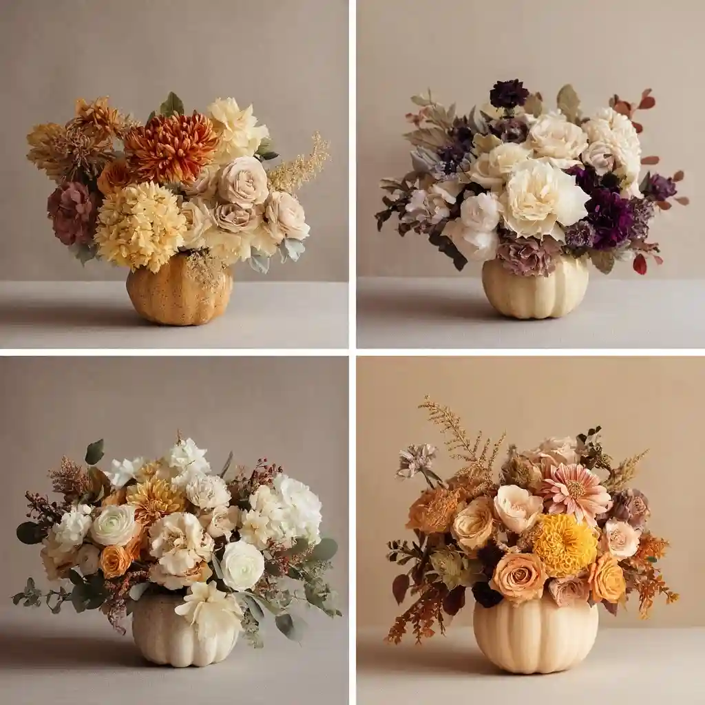 Seasonal Color Palettes for Pumpkin Floral Designs