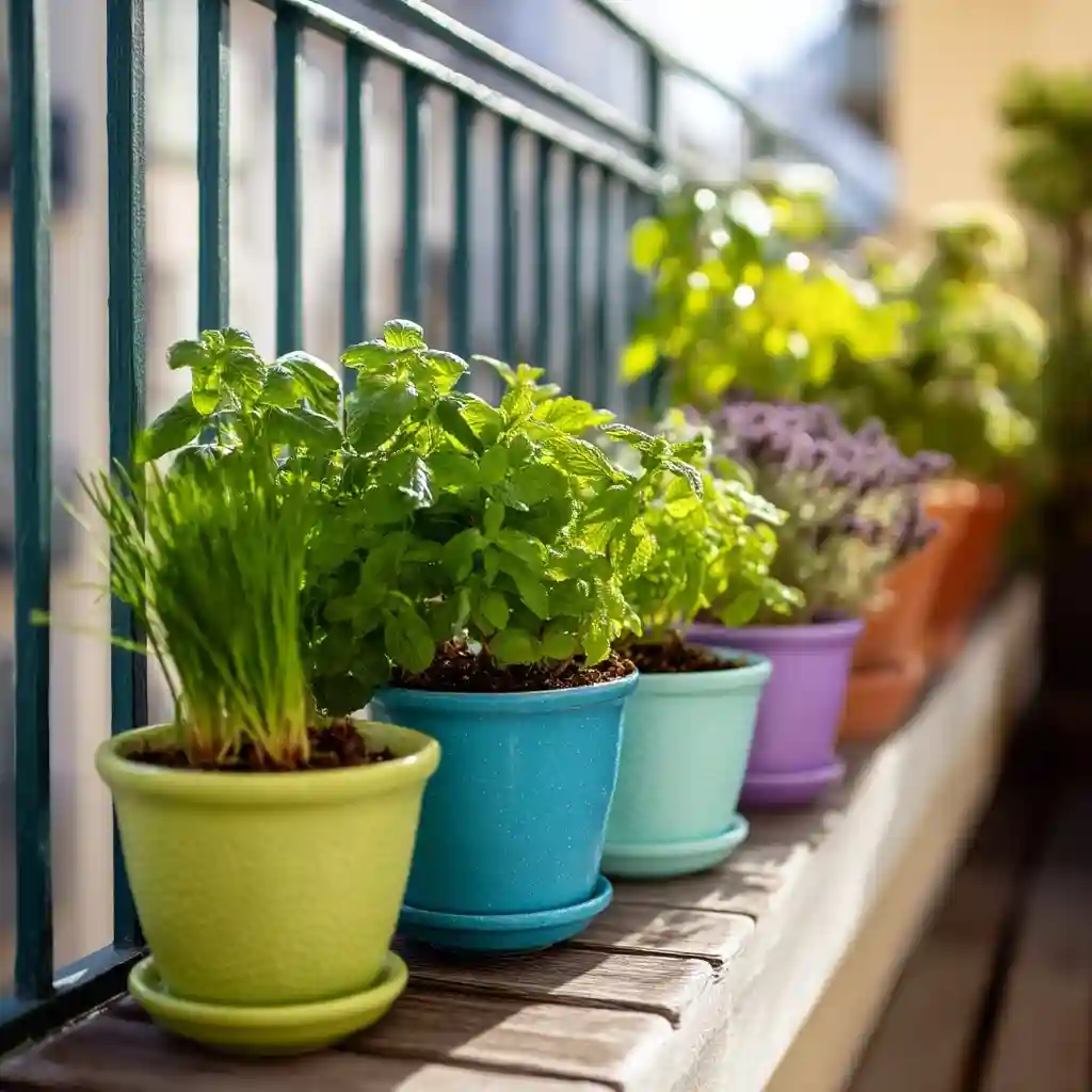 Small Potted Herb Arrangement