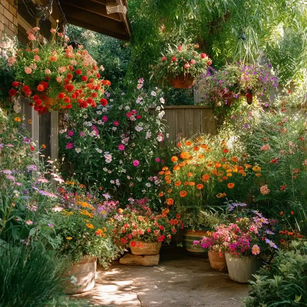 Sun-Soaked Colorful Space
