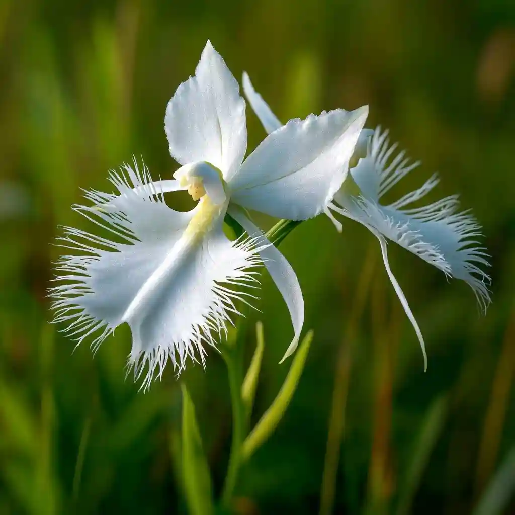 White Egret Orchid