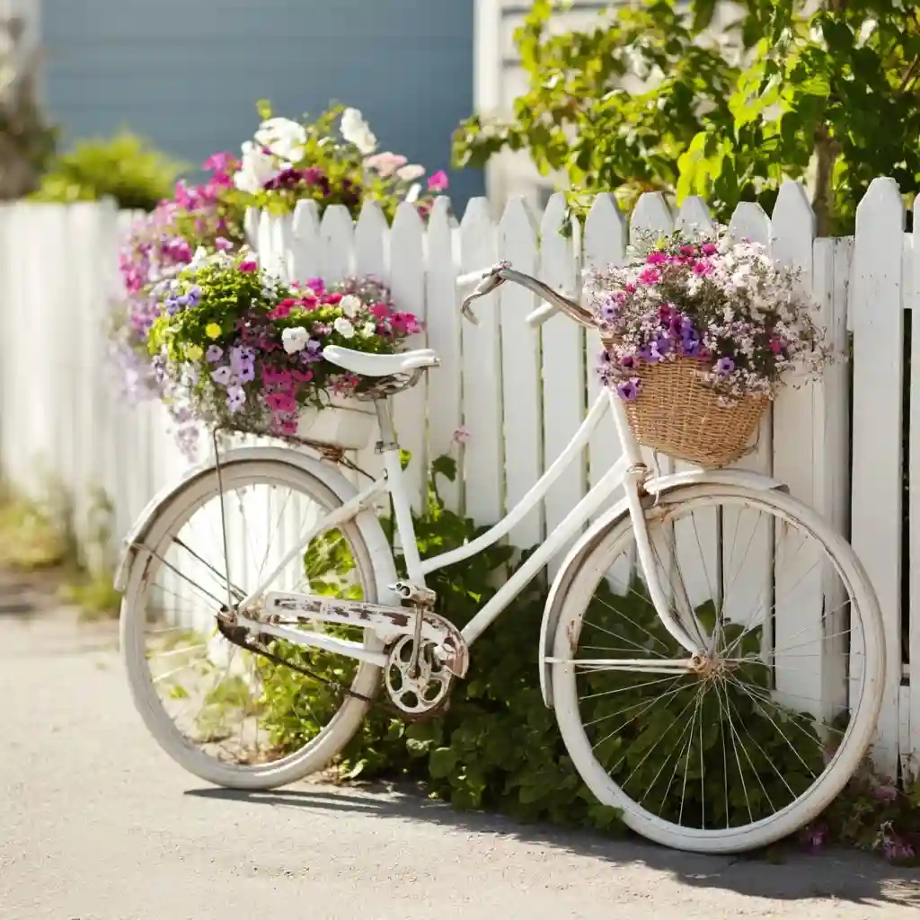  Old Bicycle Planter