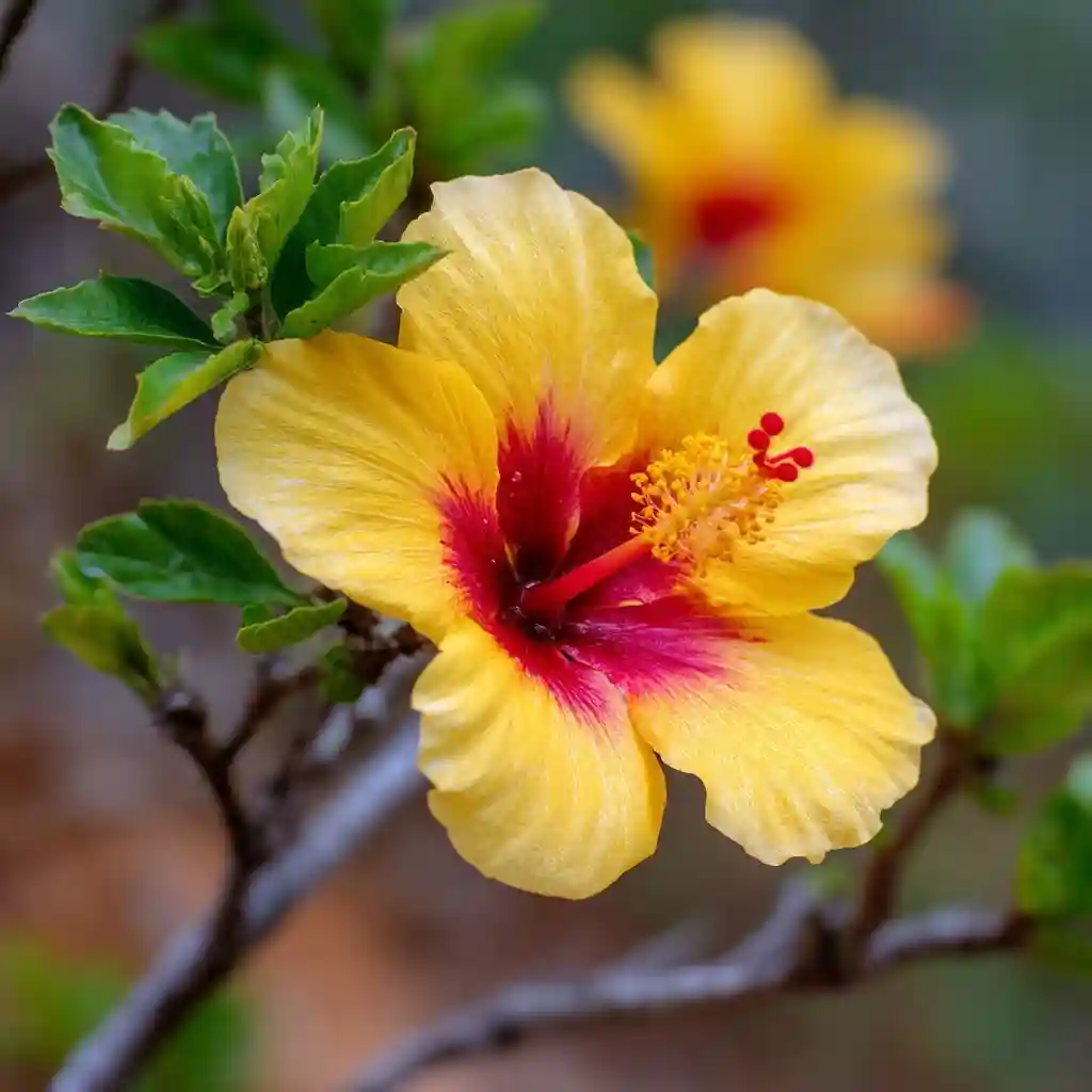 Yellow Hibiscus 