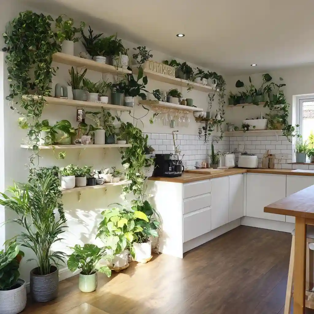 Faux Plant Wall