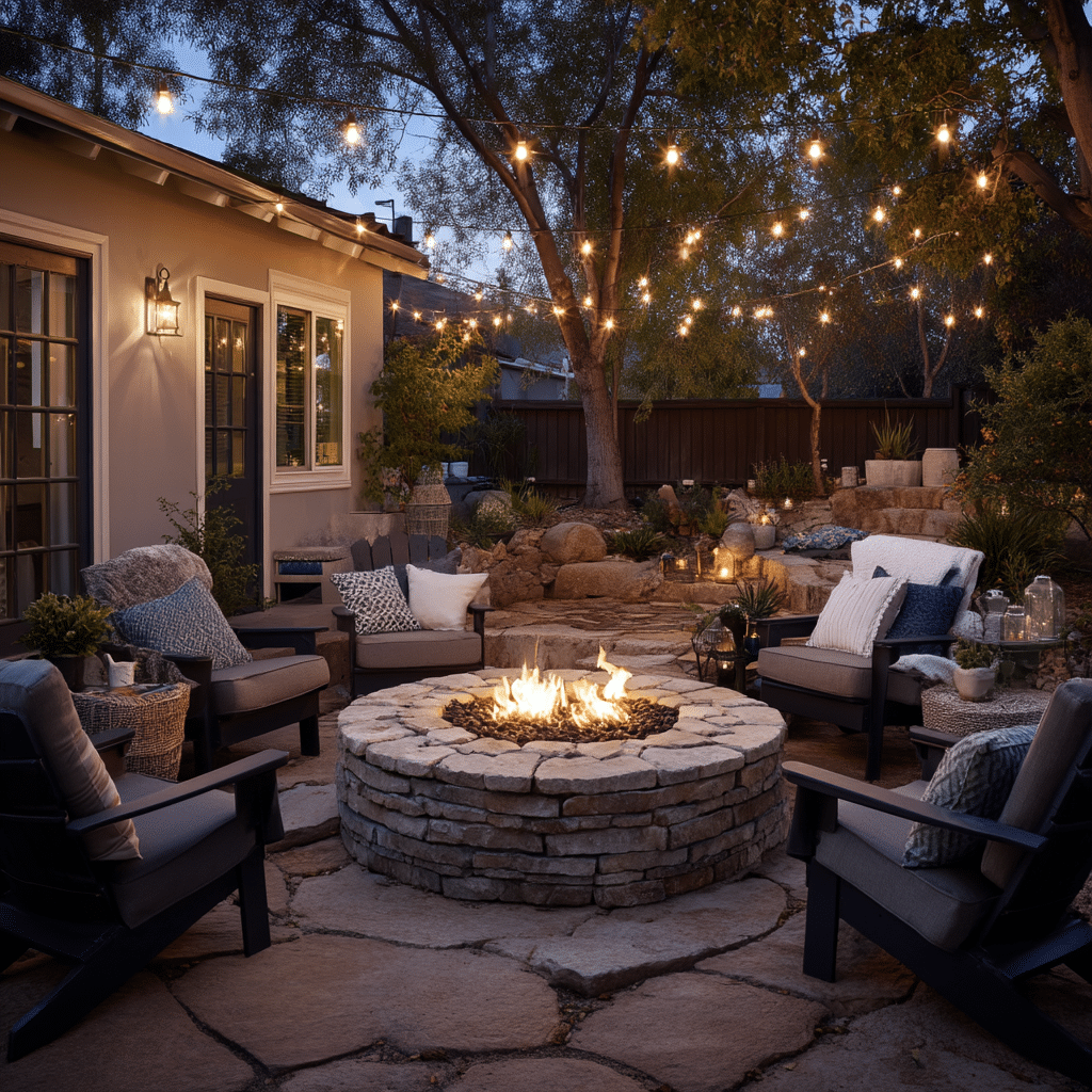 Cozy Fire Pit Gathering
