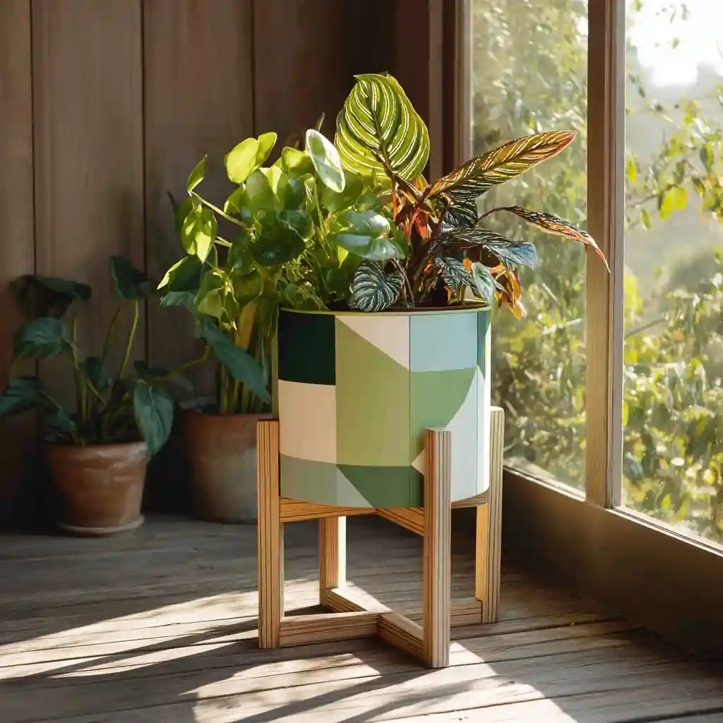 Modern Outdoor Plant Stand