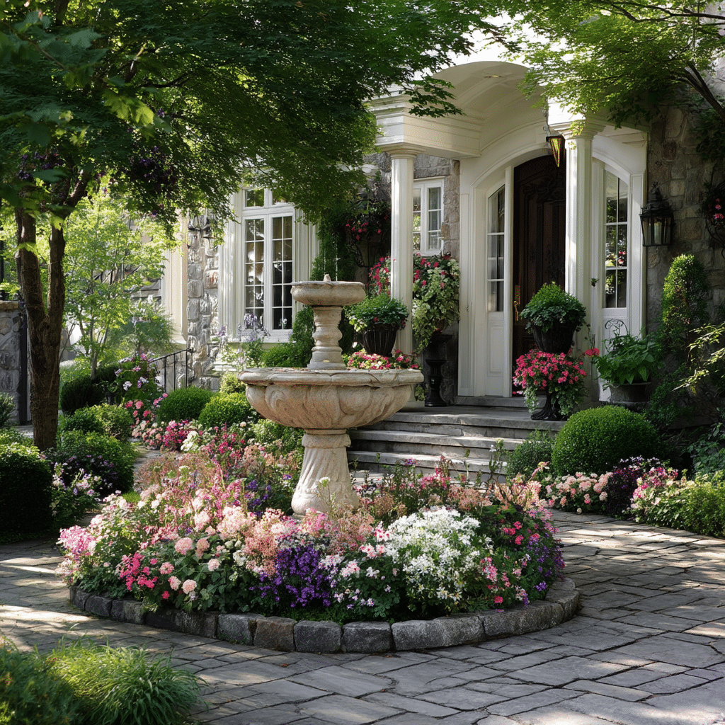 Make a Statement with a Birdbath or Fountain