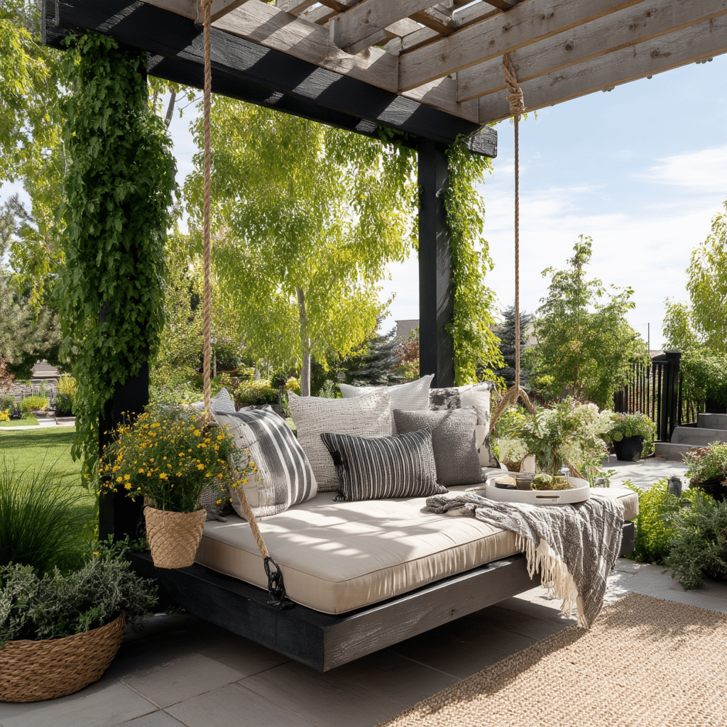 Swinging Daybed Retreat