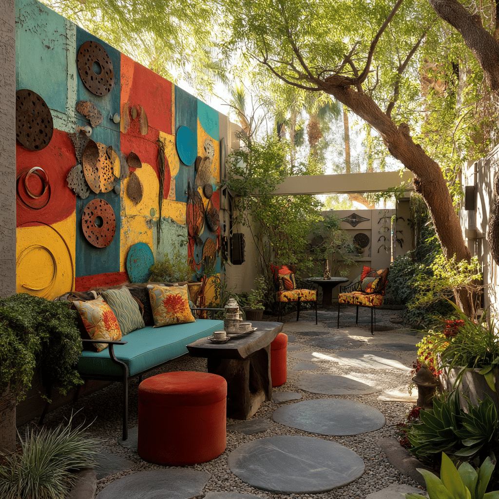Artistic Outdoor Walls