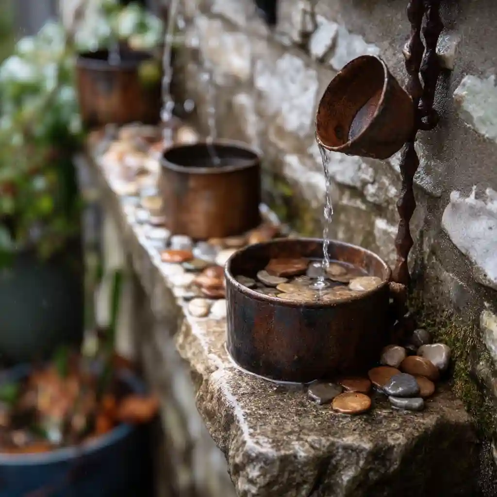 17. DIY Rain Chain