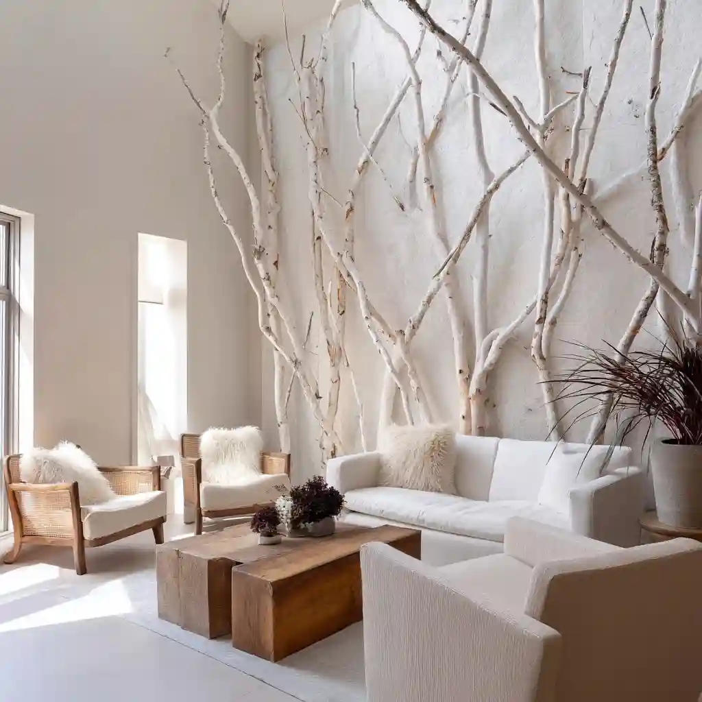 Build a Birch Tree Wall