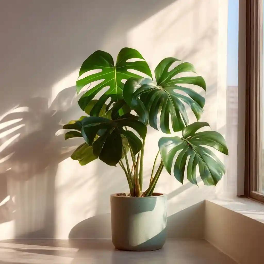 9 Aesthetic Plants to Improve to Your Space's Style 3 Monstera deliciosa