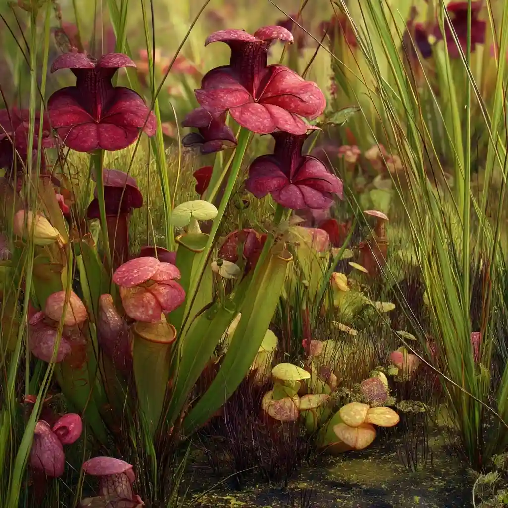 Purple Pitcher Plant