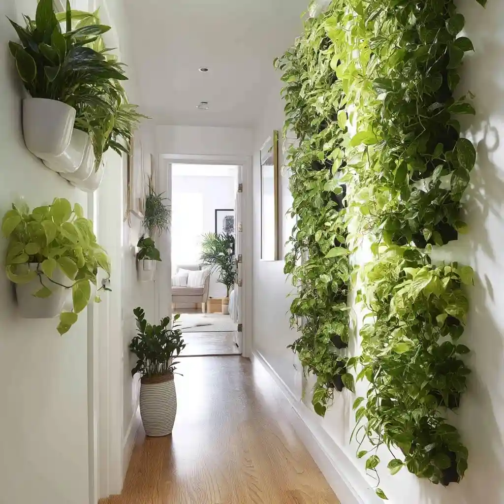 Hallway Plant Wall
