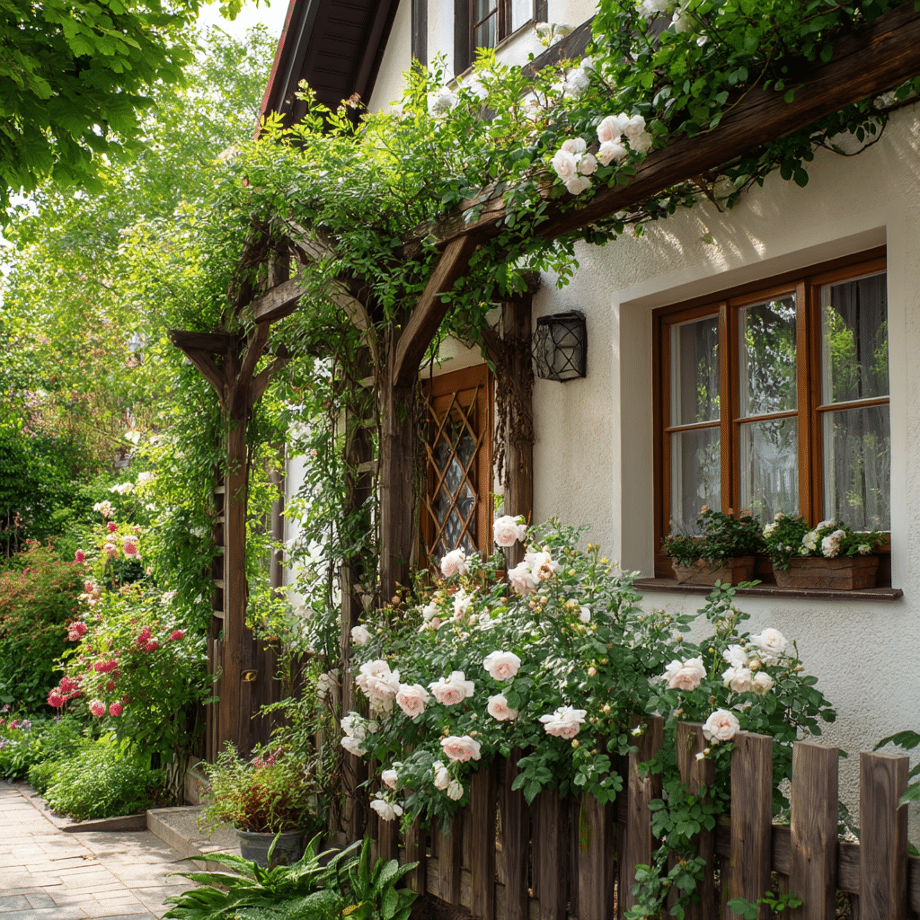 Add Height with a Trellis and Vines