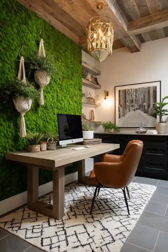 Faux Plant Wall