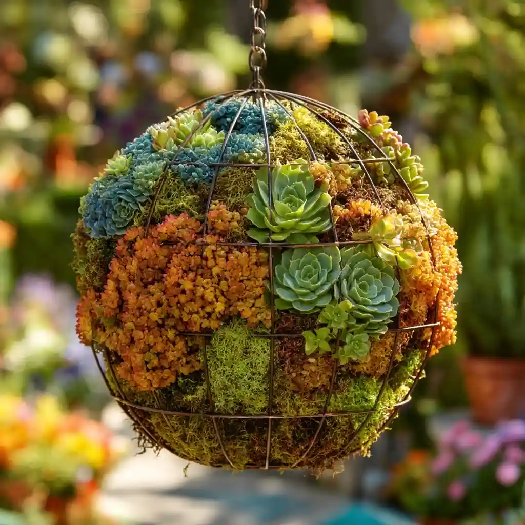 25. DIY Succulent Sphere