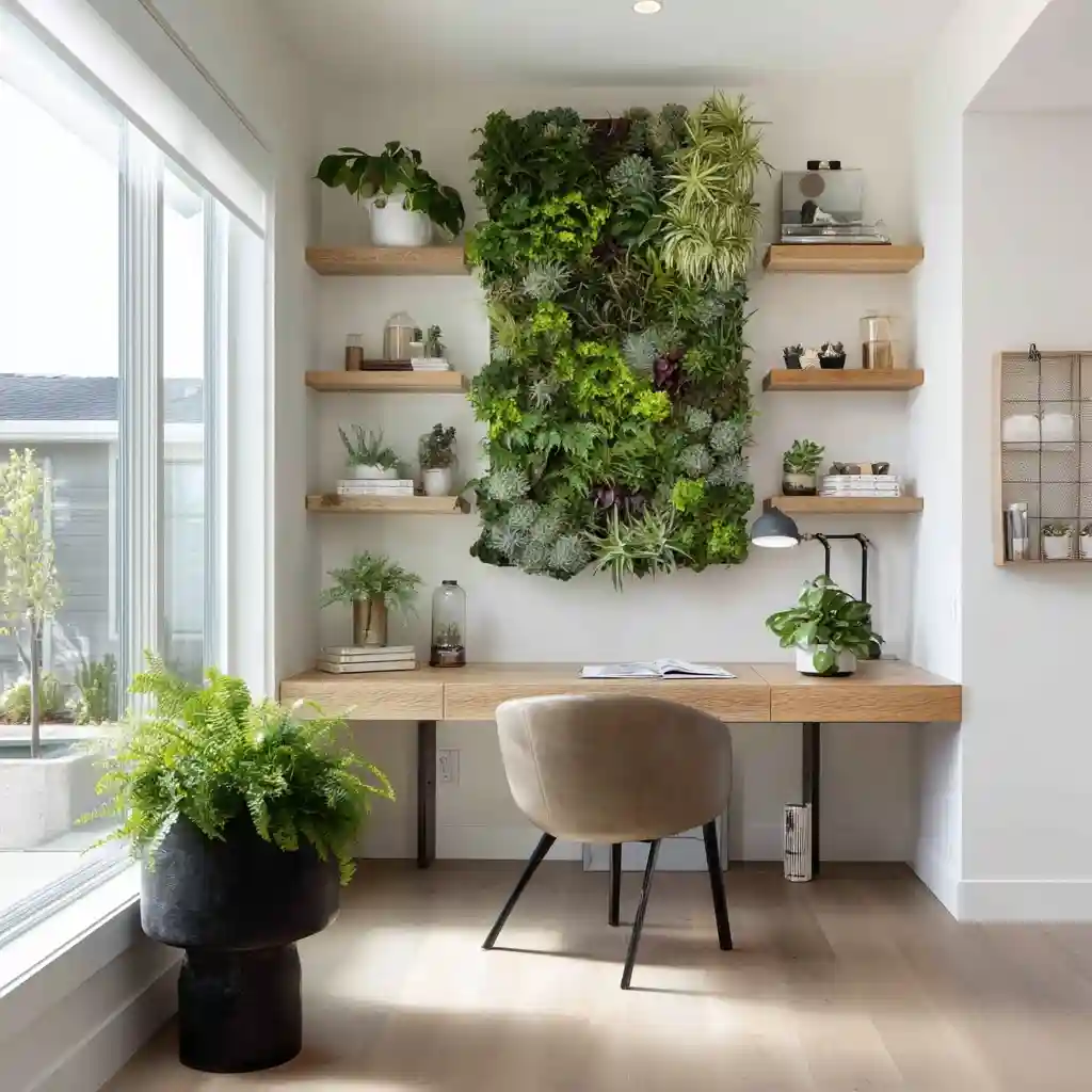 Wire Basket Plant Wall