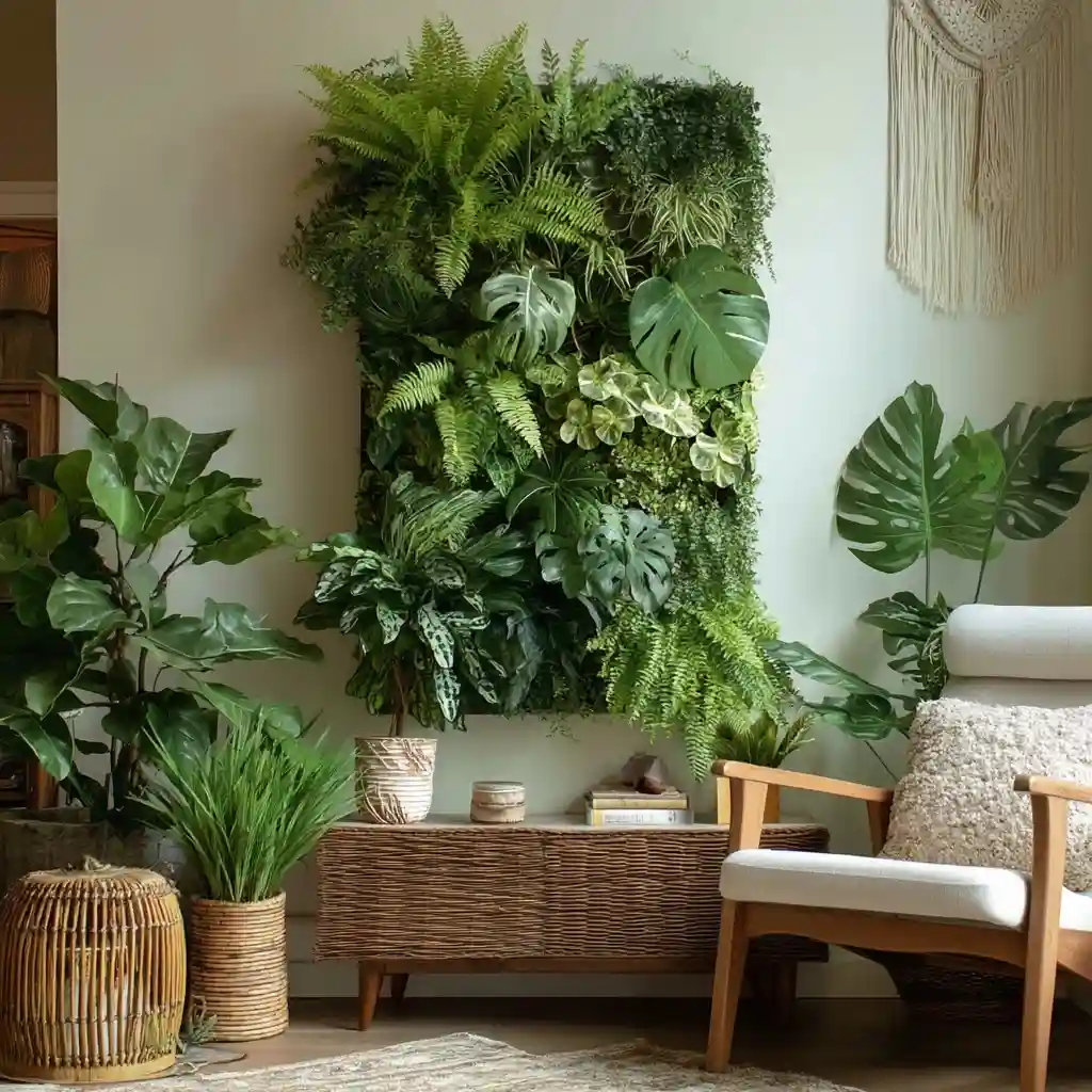 Home Office Plant Wall