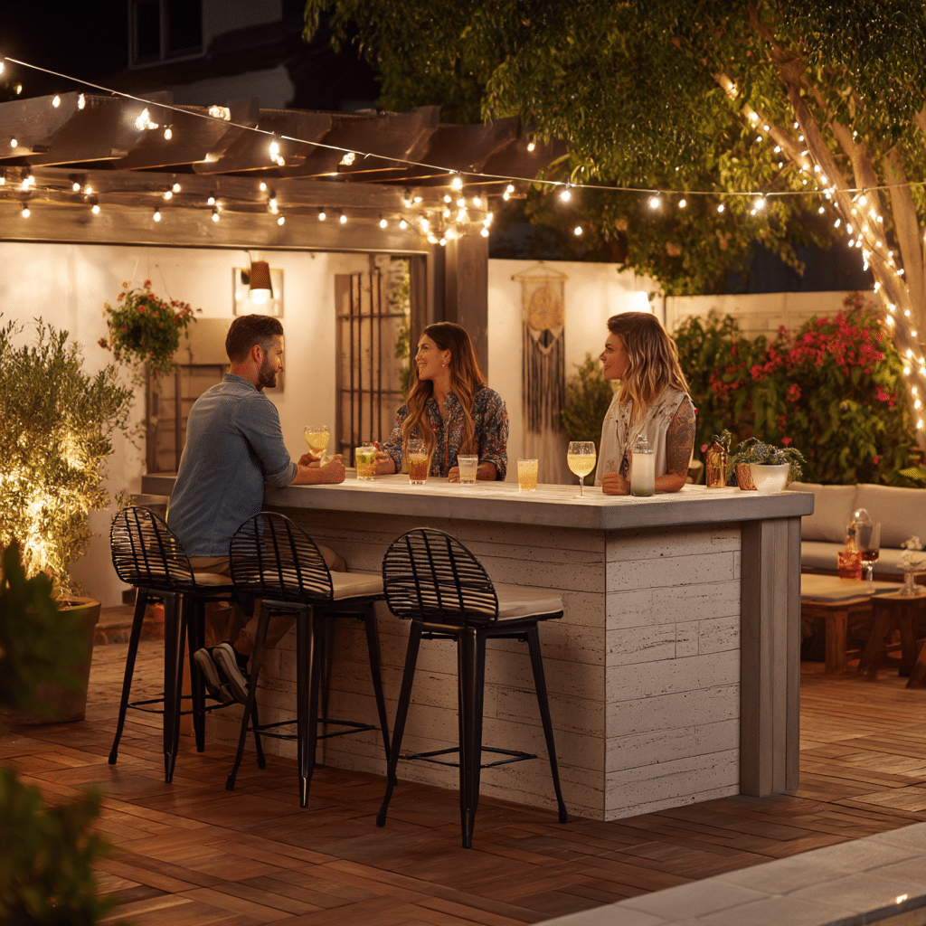 Open-Air Bar Setup