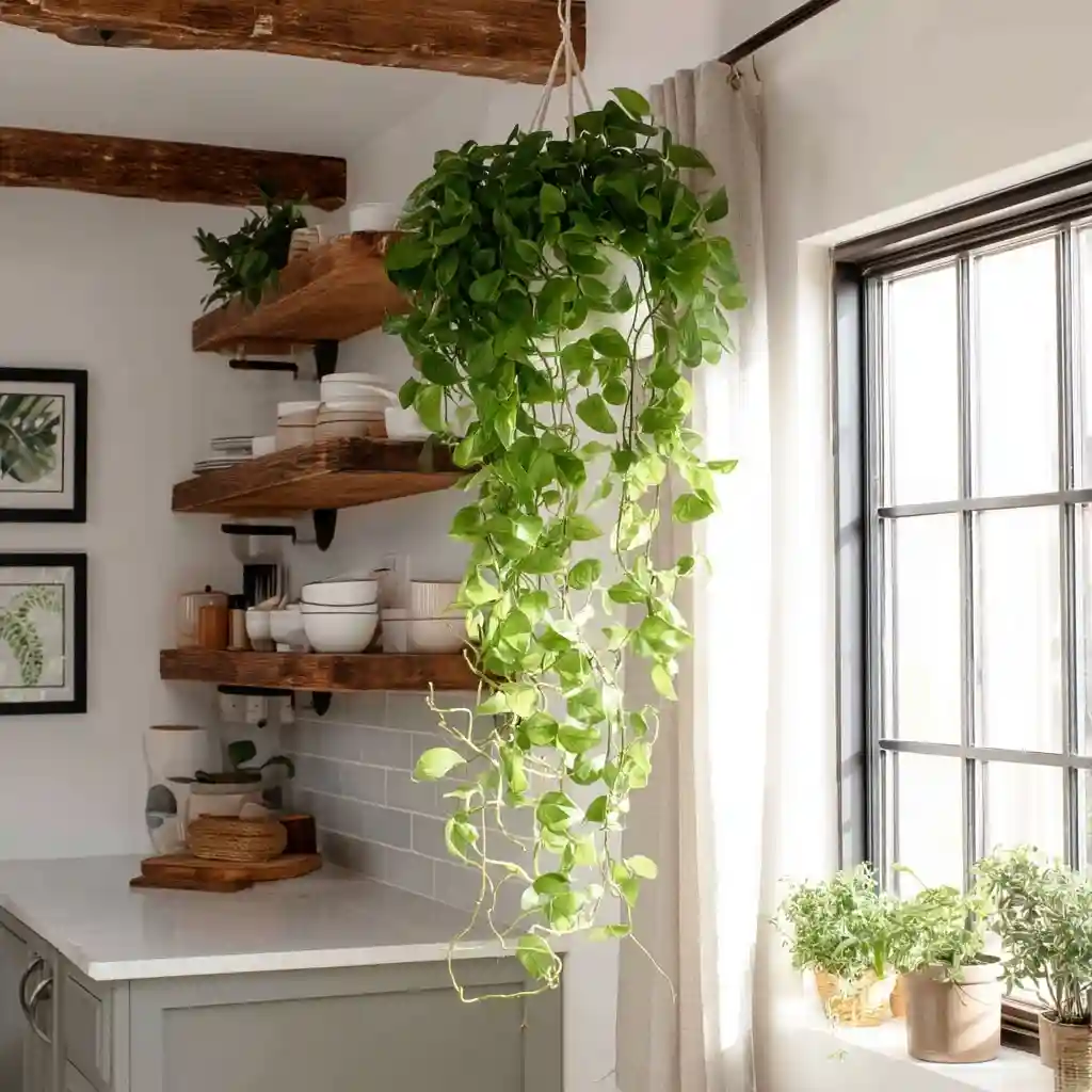 9 Aesthetic Plants to Improve to Your Space's Style 6 Pothos