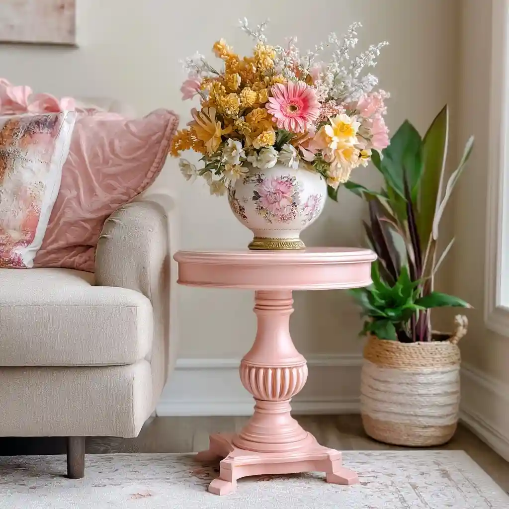 Pretty in Pink (Pedestal + Vase Display)