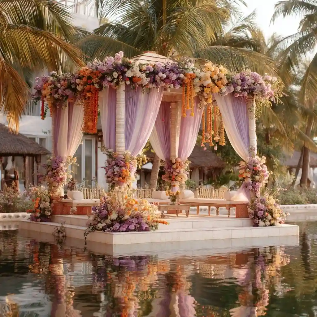 A Lilac Mandap Moment