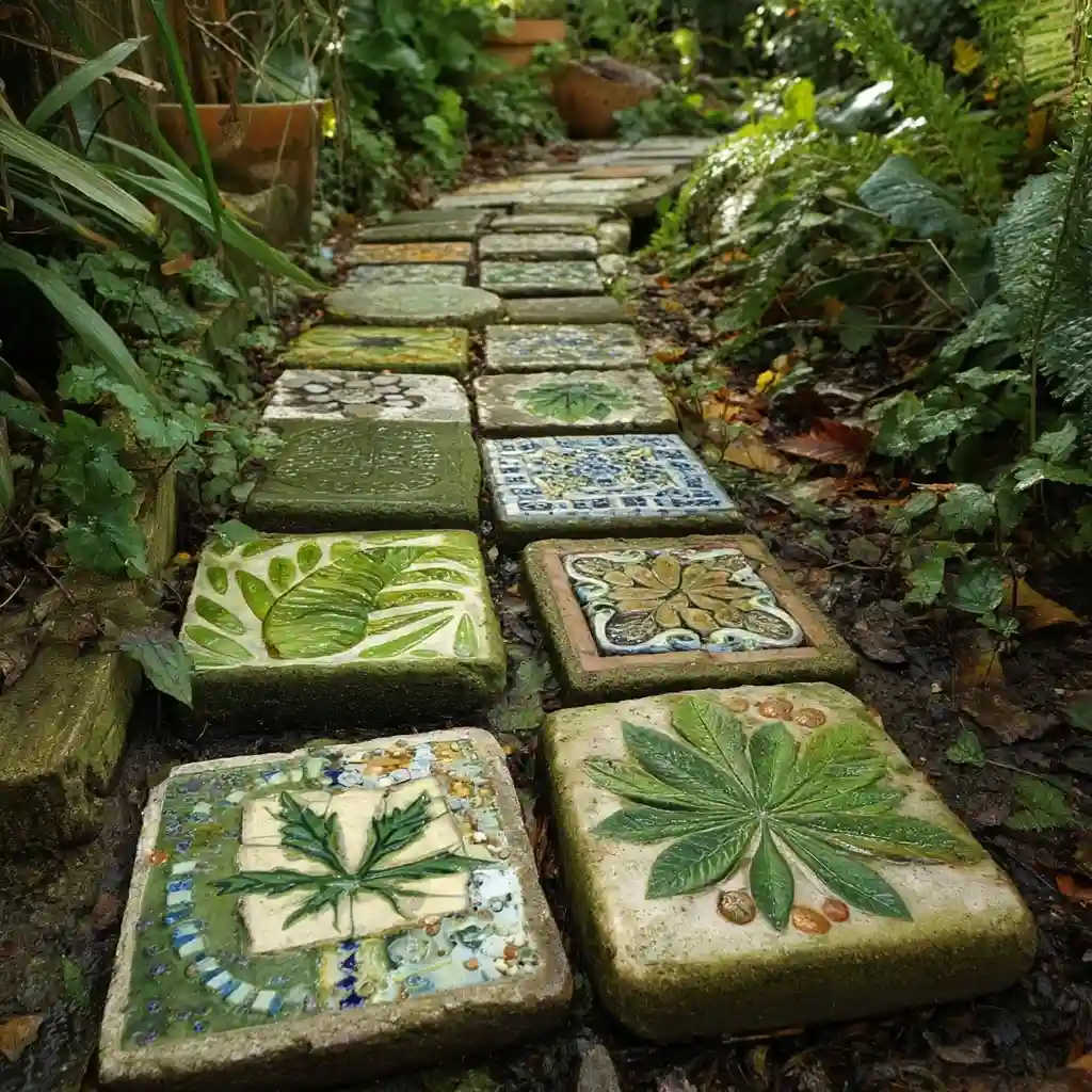 6. DIY Garden Stepping Stones