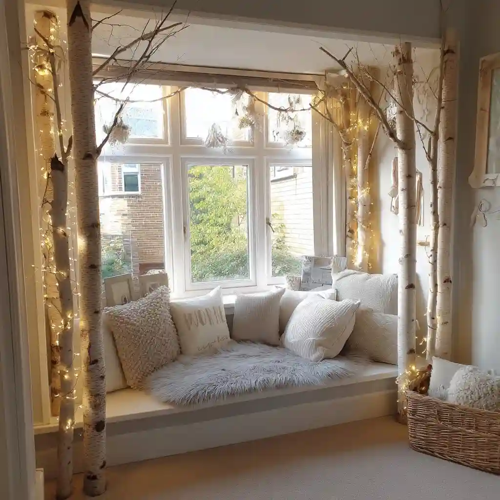 Decorate a Kids’ Nook with Birch Branches