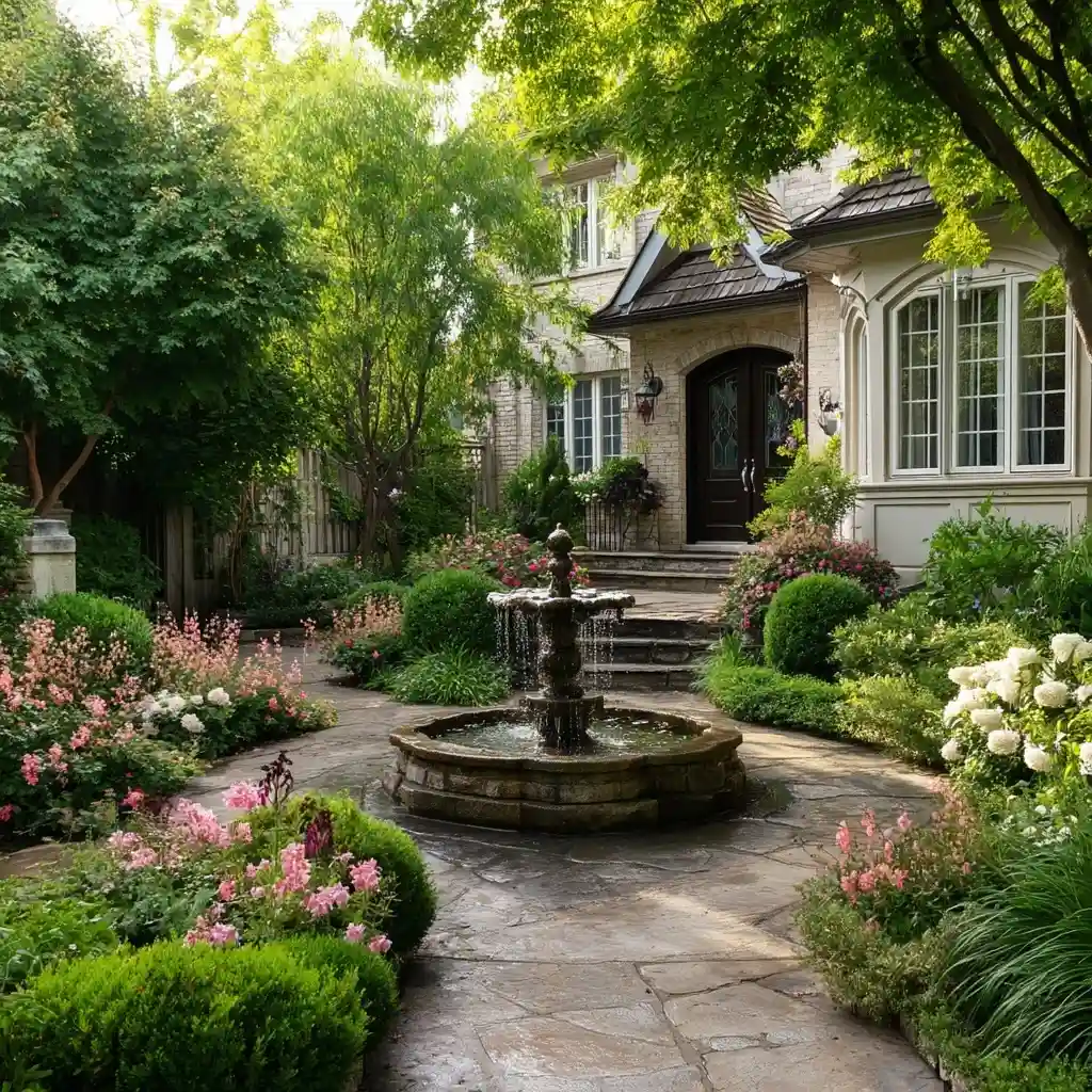 Water Feature Entrance