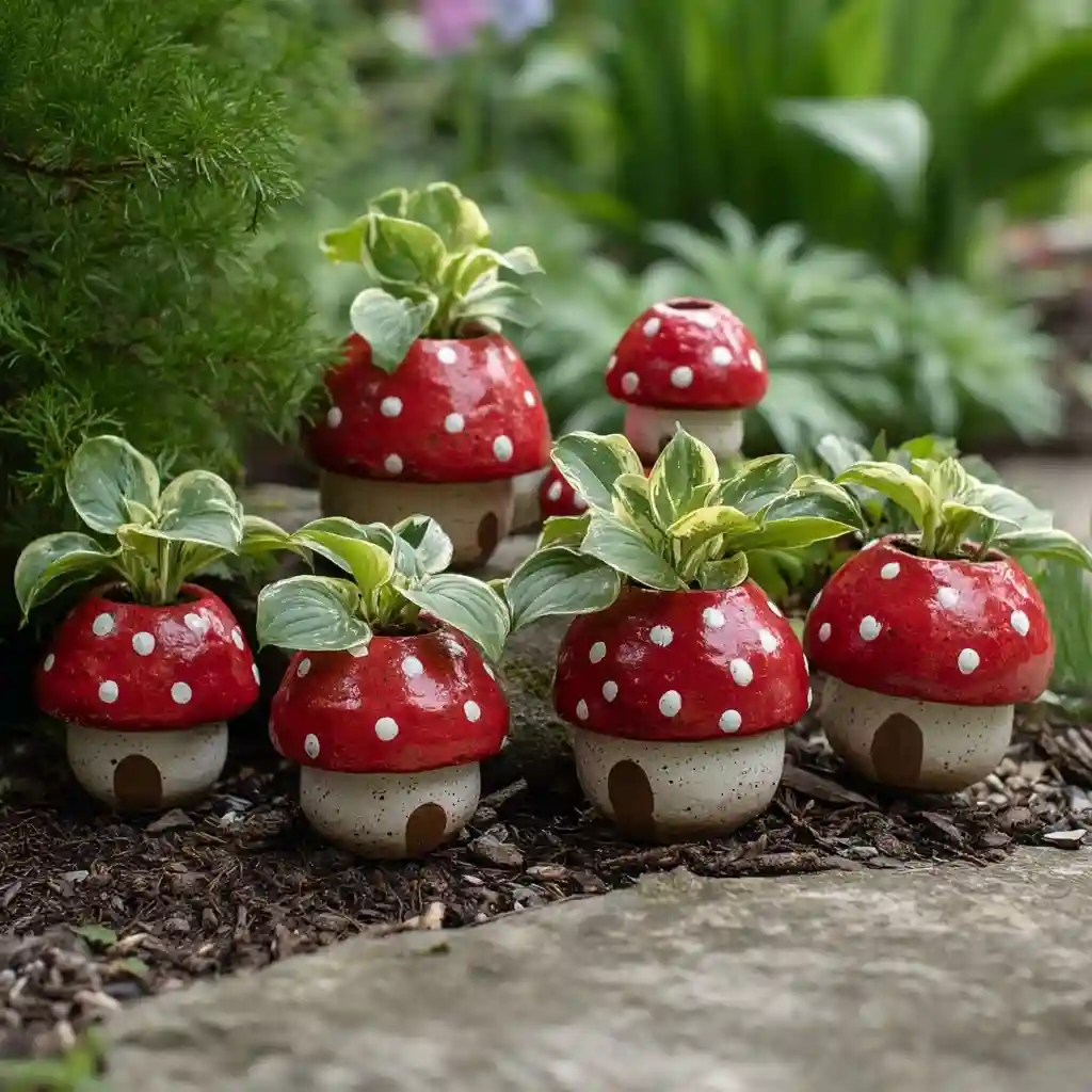 8. Clay Pot Mushrooms
