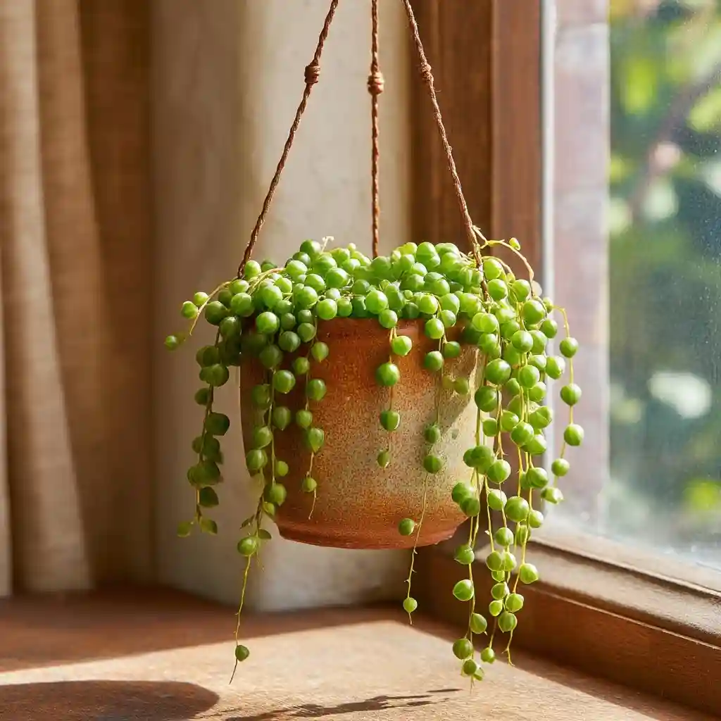 8. String of Pearls (Senecio rowleyanus)